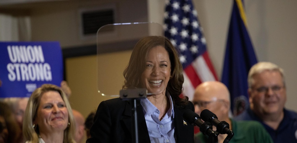 kamala harris discurso campana presidencial