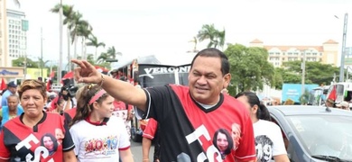 juan caldera camiseta fsln marcha managua