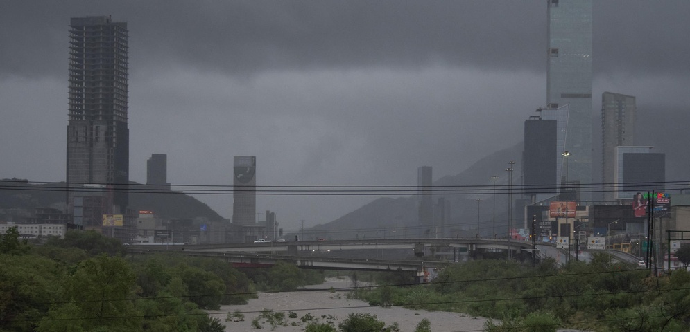 monterrey mexico fuertes lluvias inundaciones