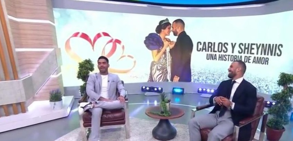 carlos gomez novio sheynnis palacios entrevista telemundo