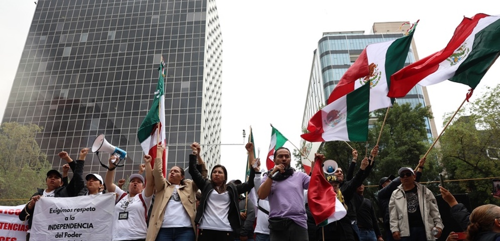 trabajadores poder judicial protestas mexico