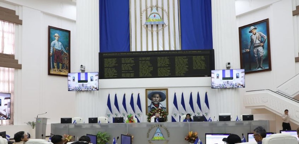 asamblea nicaragua aprueban reforma ley crimen organizado