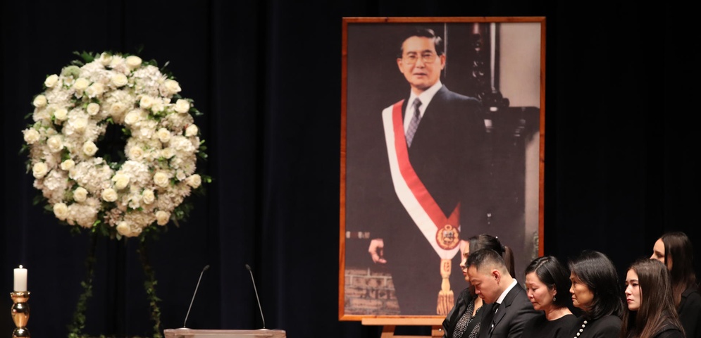 responso fallecido expresidente peru fujimori