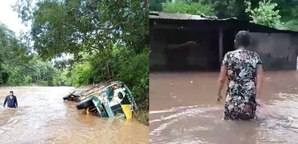 bus rivas arrastrado corrientes lluvias nicaragua