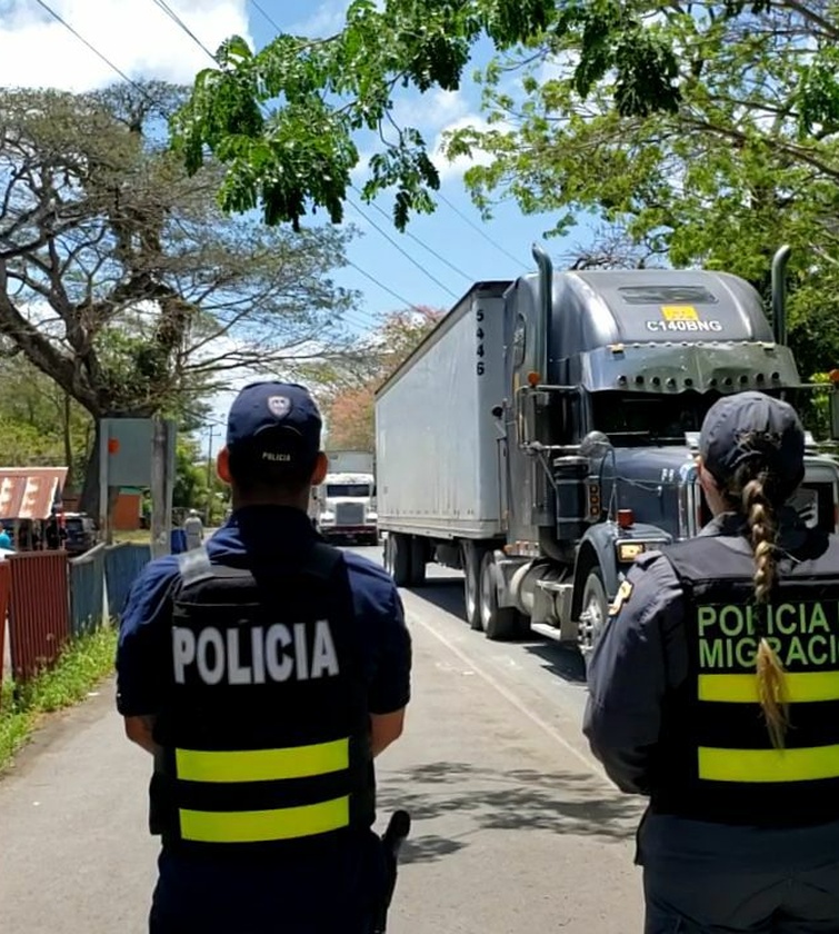 frontera costa rica nicaragua policía migracion