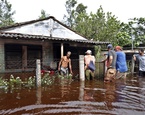 huracan helene inundaciones casas cuba