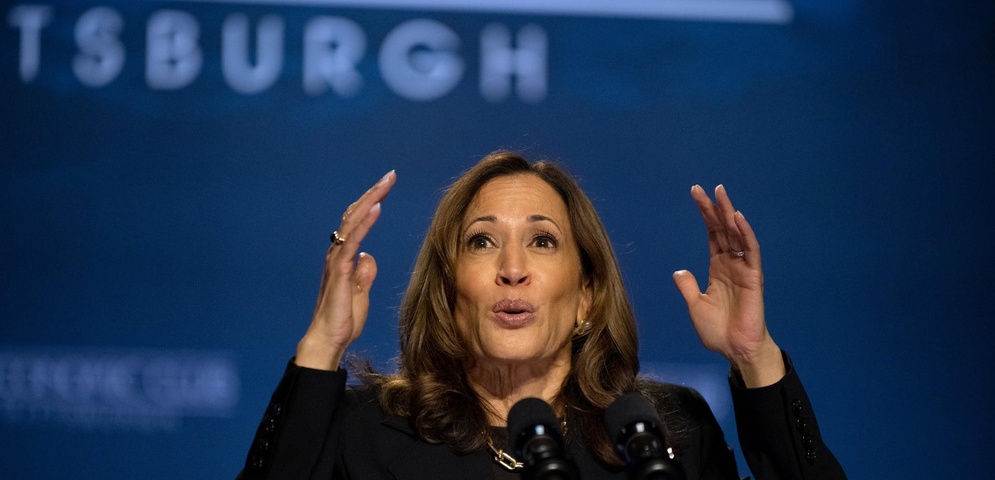 kamala harris ventaja democrata reduce