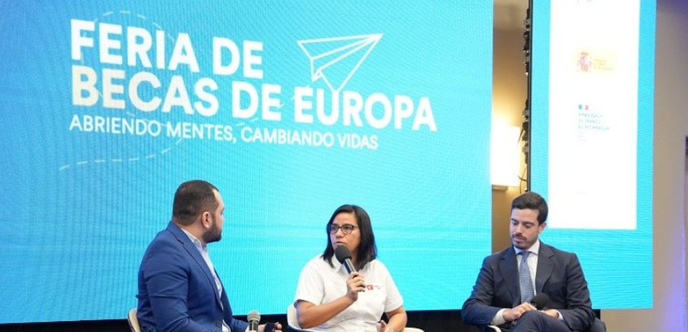 feria becas europa nicaragua