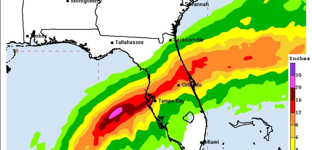 trayectoria huracan milton impacto florida tampa