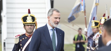 rey felipe vi llega argentina