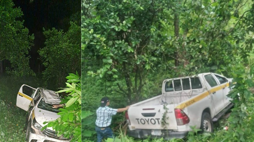 accidente camioneta del minsa nicaragua