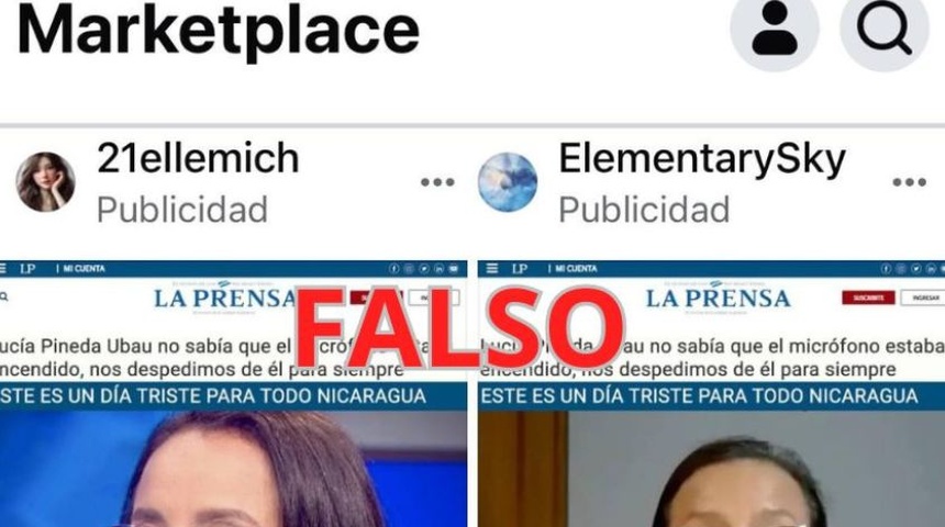 lucia pineda ubau publicidad engañosa noticias falsas