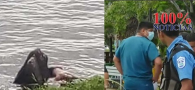 hallan hombre ahogado lago managua