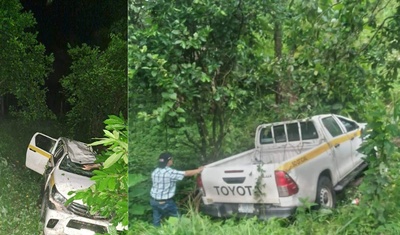 accidente camioneta del minsa nicaragua