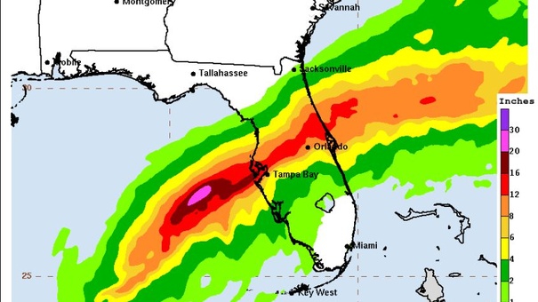 trayectoria huracan milton impacto florida tampa