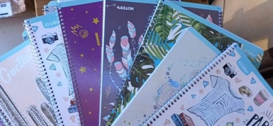 año escolar cuadernos