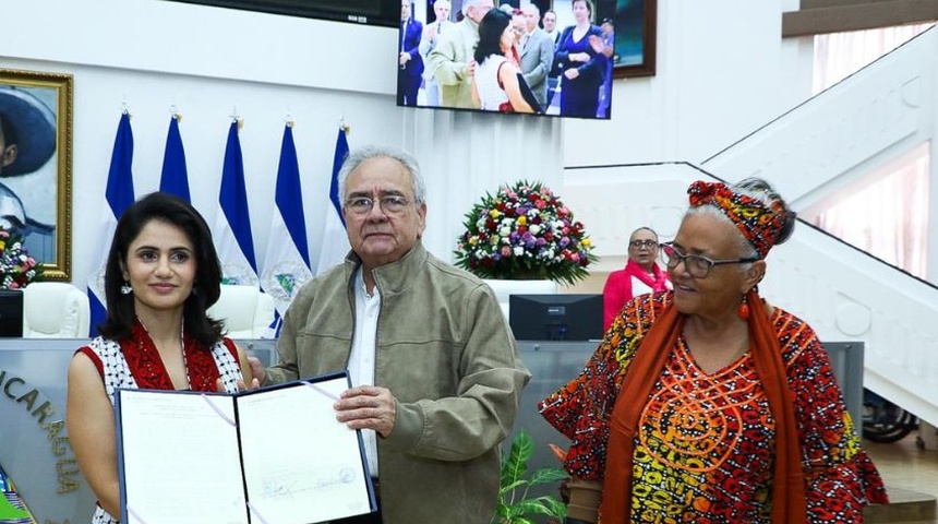 parlamento nicaraguense pide ortega romper relaciones israel