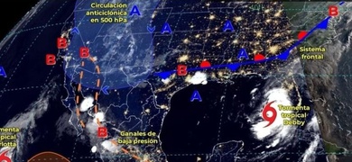 baja presion depresion tormenta tropical caribe pacifico