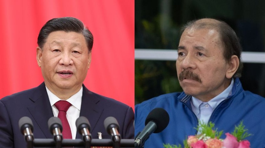 xi jinping y daniel ortega