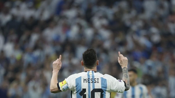 lionel messi de argentina en catar