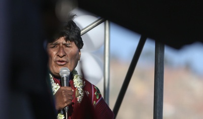 evo morales pacto luis arce bolivia