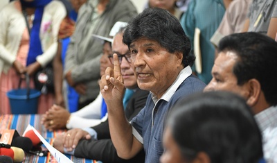 expresidente bolivia evo morales