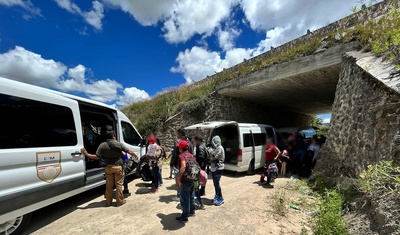 migrantes centromaericano transitan mexico