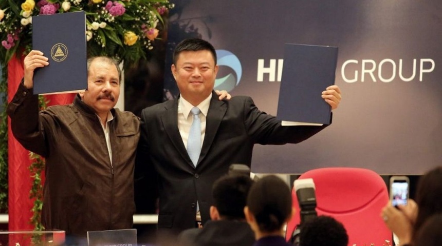 daniel ortega wang jing canal interoceanico