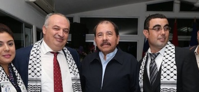 daniel ortega funcionarios palestina nicaragua