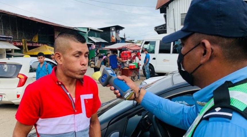 prueba alcoholimetro nicaragua