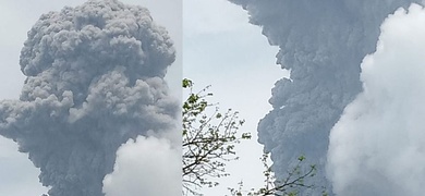 registran fuerte explosion de volcan concepcion ometepe