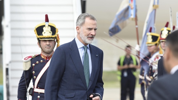 rey felipe vi llega argentina