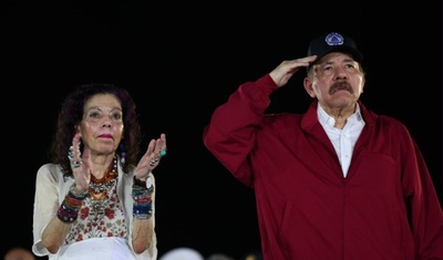 ortega murillo desfile militar managua nicaragua