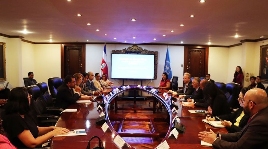 cancillería costa rica reunión alto comisionado acnur