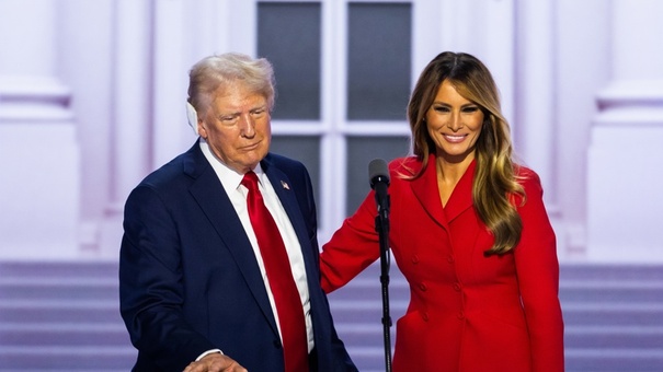 donad trump junto melania trump