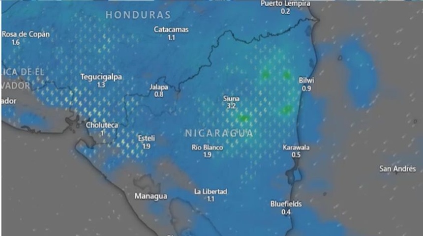 clima nicaragua lluvias ambiente caluroso