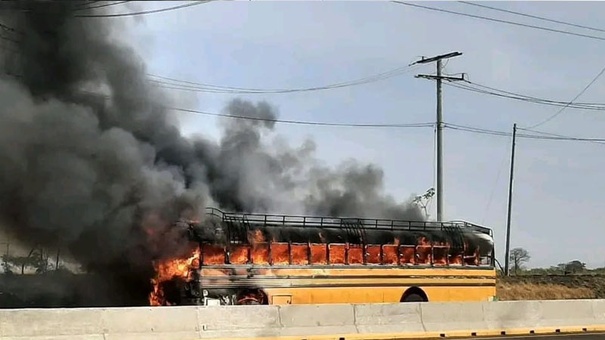 bus incendiado ruta matagalpa managua