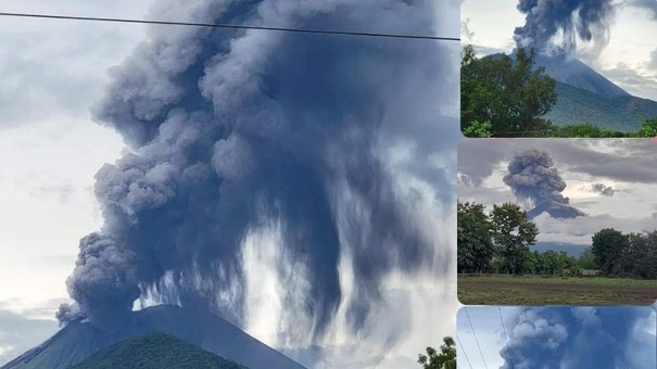 reportan explosion en volcan san cristobal de nicaragua