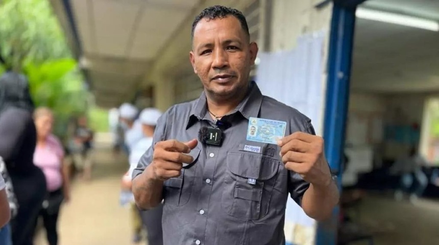 ricardo mayorga voto elecciones nicaragua