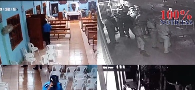 policia asalta iglesia en sébaco