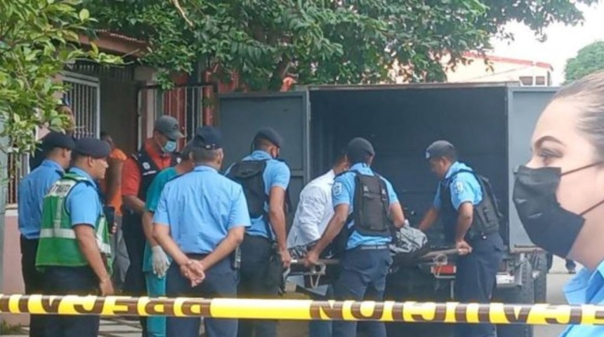 policía investiga femicidio en managua