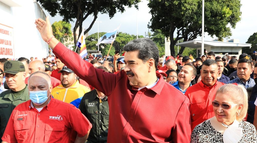 nicolas maduro caminata efe