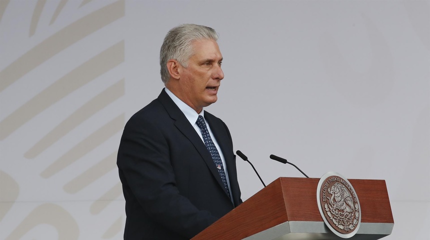 miguel diaz presidente cuba ley comercio enemigo