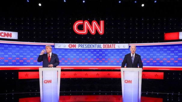 trump gana debate titubeante biden