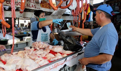 comerciantes pollo mercado oriental nicaragua