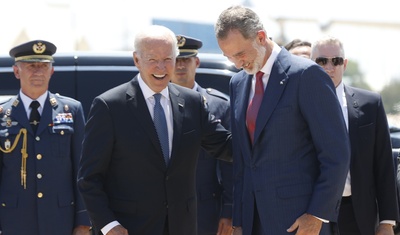 joe biden llega a espana