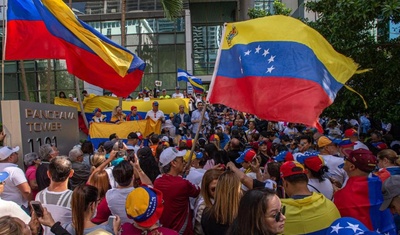 miami marcha rechazo fraude electoral venezuela