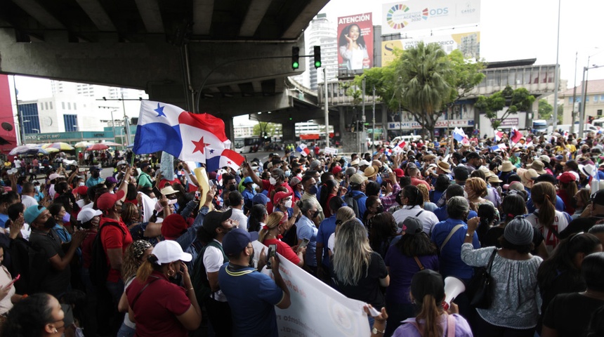 protestas paro en panama