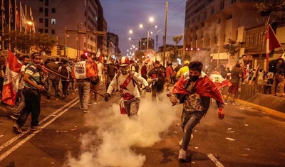 protestas en peru