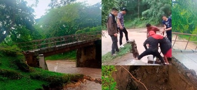 puente aisla a mas de 12 mil personas en matiguas y la region